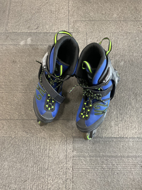 Vist Large View of Product Image Which is Used K2 RAIDER Senior Rec Fitness Skates Royal Blue Adjustable