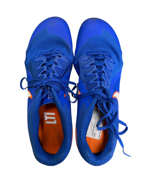 Vist Large View of Product Image Which is Used Nike Track & Field Cleats Adult Royal Blue Senior 7.5