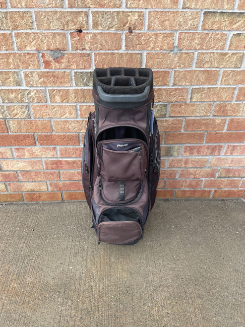 Vist Large View of Product Image Which is Used Ping PING Mens Cart Bag Black