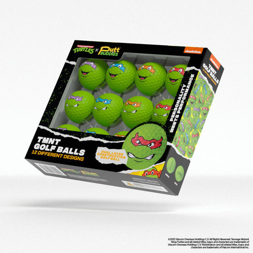 Vist Large View of Product Image Which is New Ninja Turtles Golf Balls - 12pk