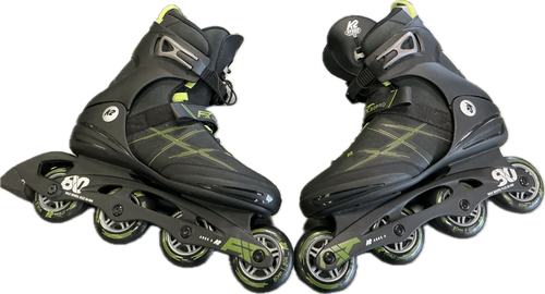Vist Large View of Product Image Which is Used K2 F.I.T. 80 PRO Senior Rec Fitness Skates Black Senior 11