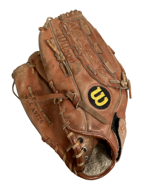 Vist Large View of Product Image Which is Used Wilson A9726 Baseball/Softball Glove Left Hand Throw Brown 13"