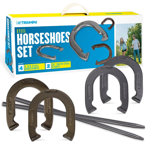 Vist Large View of Product Image Which is New Triumph Steel HorseShoe Set