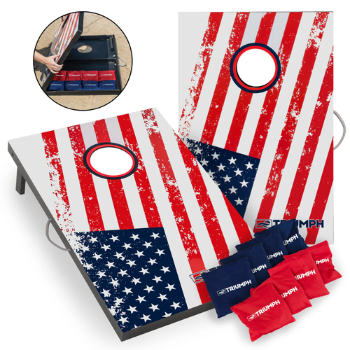 Vist Large View of Product Image Which is New Triumph Patriotic Bean Bag Toss Set