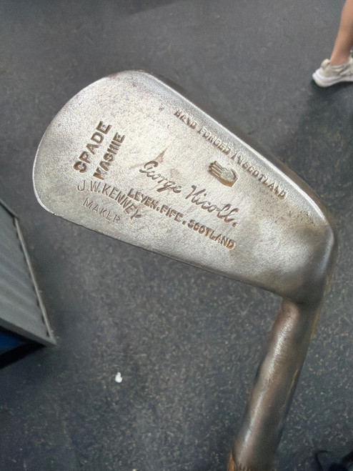Vist Large View of Product Image Which is Used VINTAGE WOOD IRON Golf Accessory