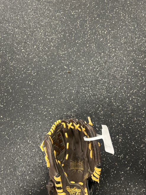 Vist Large View of Product Image Which is Used Rawlings H100BRNC BB/SB Glove RH Throw Brown 10"