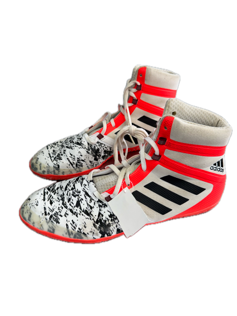 Vist Large View of Product Image Which is Used Adidas Wrestling Shoes Orange Senior 11