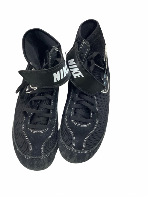 Vist Large View of Product Image Which is Used Nike Wrestling Shoes Black Senior 7.5