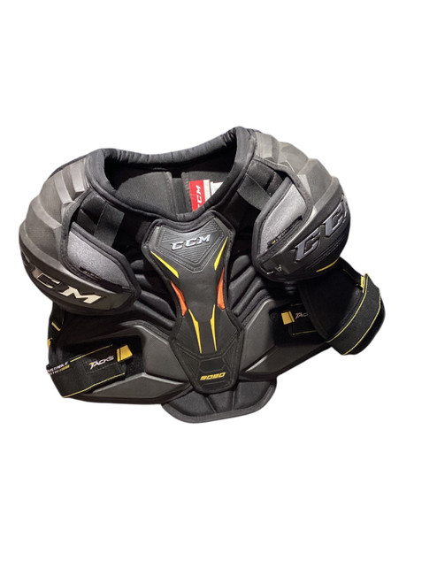 Vist Large View of Product Image Which is Used CCM TACKS 9080 Senior Shoulder Pads MD