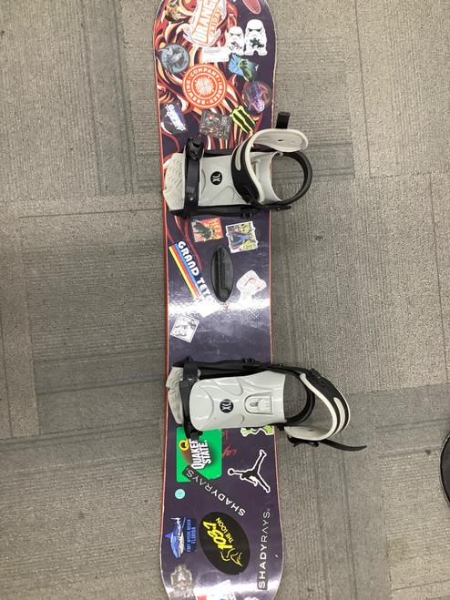 Vist Large View of Product Image Which is Used Lamar DRAGON Mens Board/Bindings Purple 142 cm