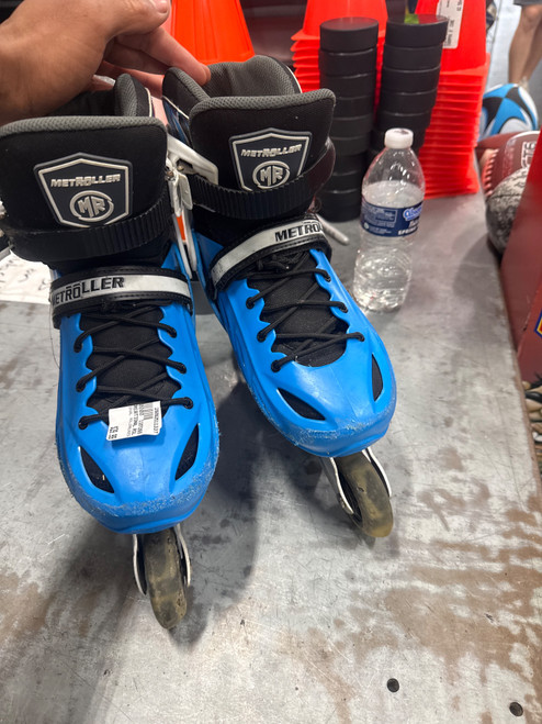 Vist Large View of Product Image Which is Used METROLLER RECREATIONAL ROLLERBLADES Senior Rec Fitness Skates Royal Blue Senior 7
