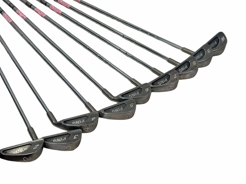 Vist Large View of Product Image Which is Used Ping KARSTEN I BLACK DOT Mens Golf Iron Set RH 2I-PW -1/2"