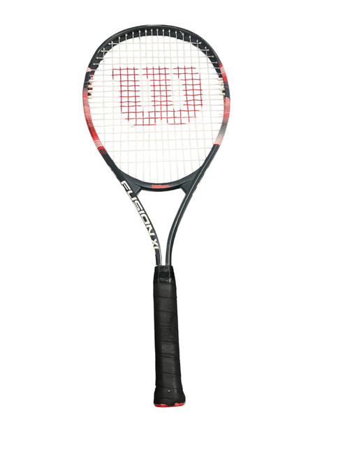 Vist Large View of Product Image Which is Used Wolfe FUSION XL Adult Tennis Racquet Black Unknown