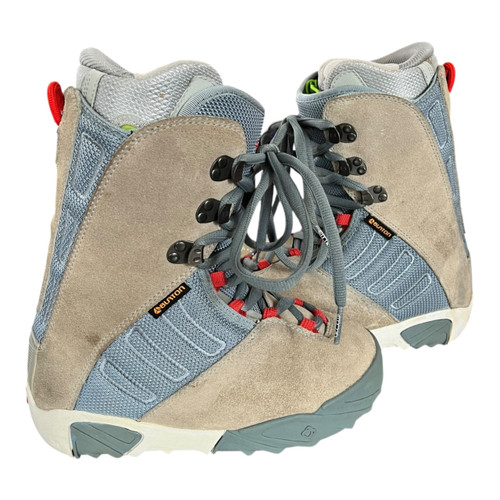 Vist Large View of Product Image Which is Used Burton RULER Womens Snowboard Boots Grey Senior 7
