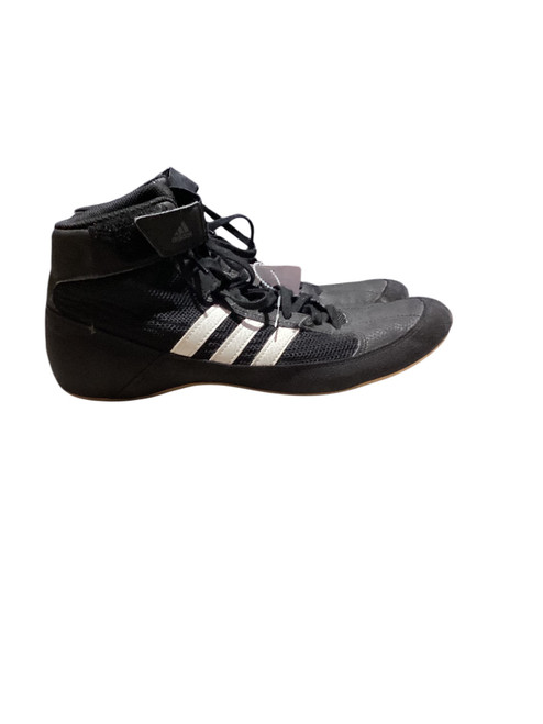 Vist Large View of Product Image Which is Used Adidas Wrestling Shoes Black Senior 10.5