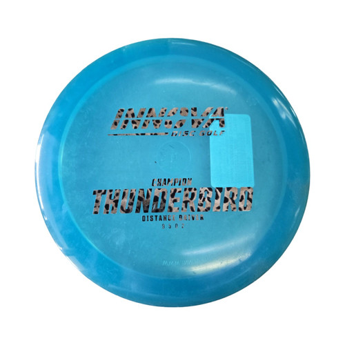 Vist Large View of Product Image Which is Used Innova THUNDERBIRD CHAMPION Disc Golf Driver Royal Blue
