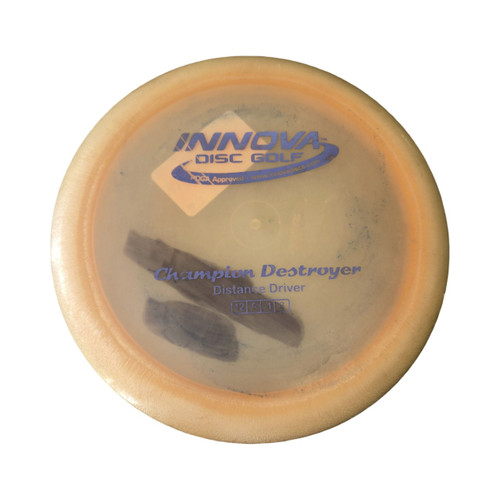 Vist Large View of Product Image Which is Used Innova DESTOYER CHAMPION Disc Golf Driver Orange