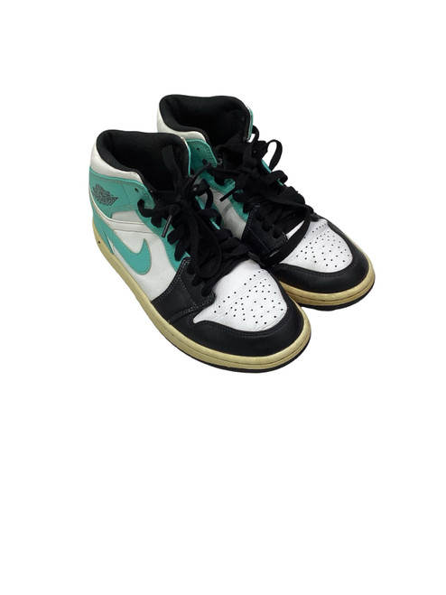Vist Large View of Product Image Which is Used Nike JORDAN 1 HIGH Basketball Shoes M Teal Senior 7.5