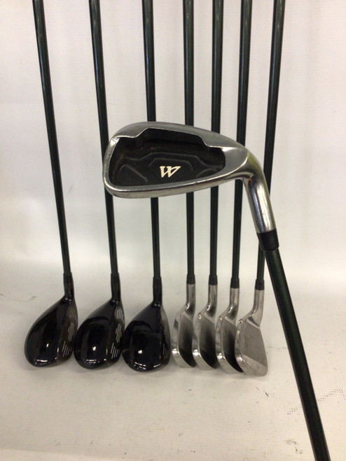 Vist Large View of Product Image Which is Used Warrior 3-5 HYBRID 6-PW Mens Package Set RH Black 8 Piece