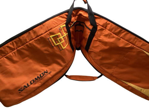 Vist Large View of Product Image Which is Used Salomon Travel Snowboard Bag Orange