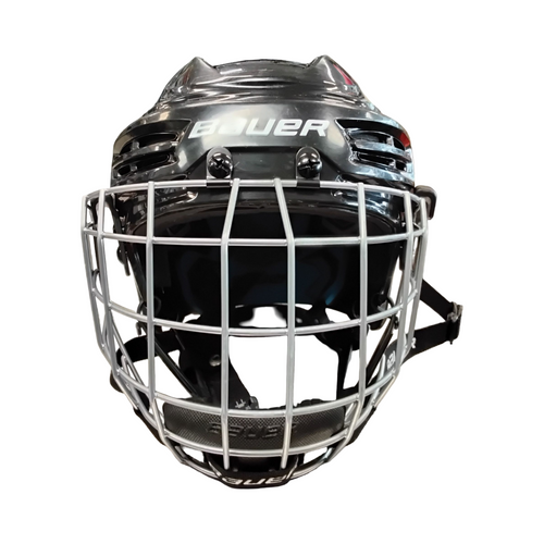 Vist Large View of Product Image Which is Used Bauer PRODIGY Helmet Cage Combo Black SM