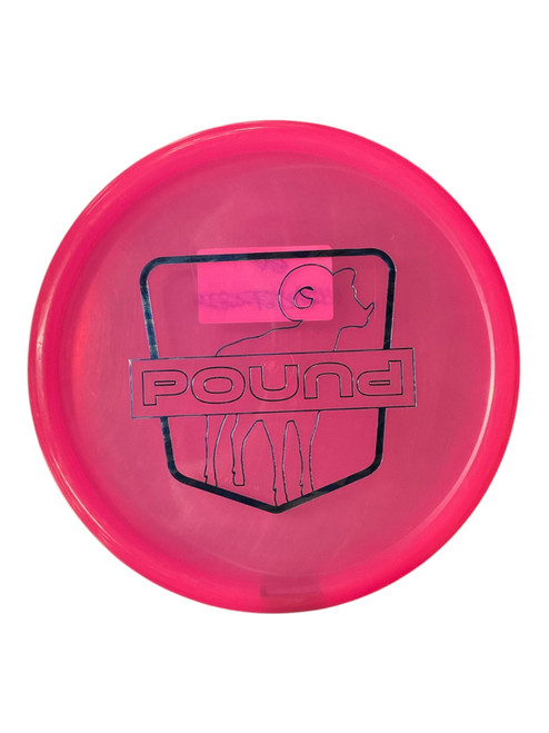 Vist Large View of Product Image Which is Used POUND BIGHORN PUTTER PINK Disc Golf Putter Pink