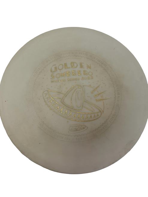 Vist Large View of Product Image Which is Used Innova ROC GOLDEN SOMBRERO WINTER Series 2022 Golf Disc Mid-Range White 178g