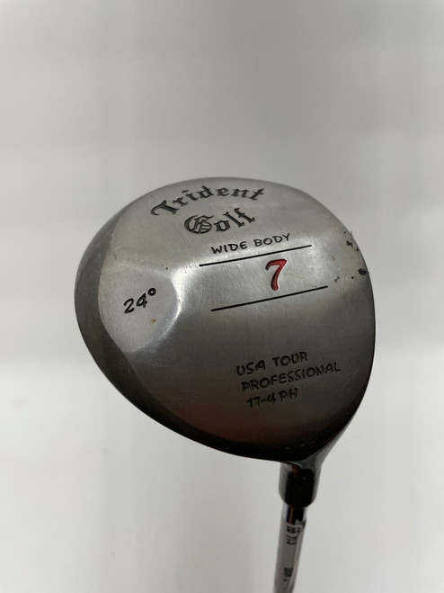 Vist Large View of Product Image Which is Used TRIDENT GPLF WIDE BODY Mens Fairway Wood RH 7 Wood