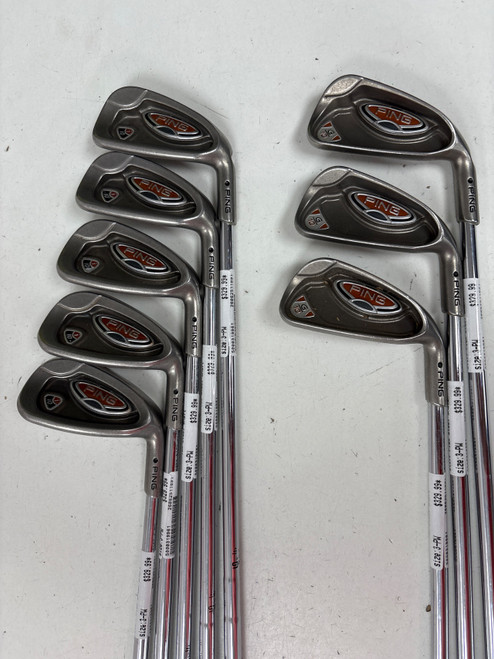 Vist Large View of Product Image Which is Used Ping G10 I10 COMBO SET BLACK DOT Mens Iron Set RH 3I-PW