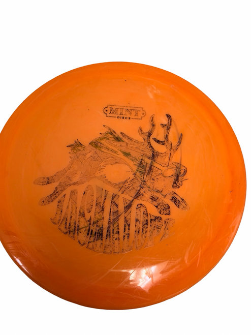 Vist Large View of Product Image Which is Used Mint Discs JACKALOPE Disc Golf Driver Orange 174g