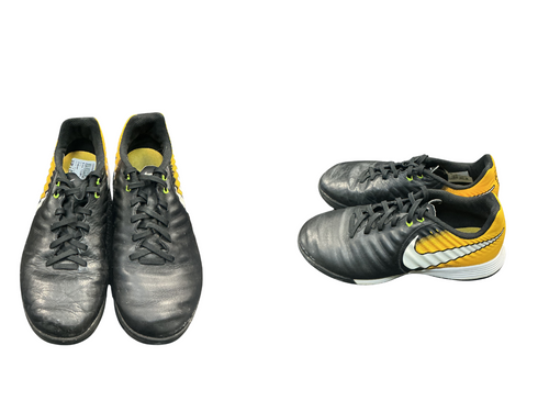 Vist Large View of Product Image Which is Used Nike TIEMPO Soccer Indoor Shoes Black Junior 05