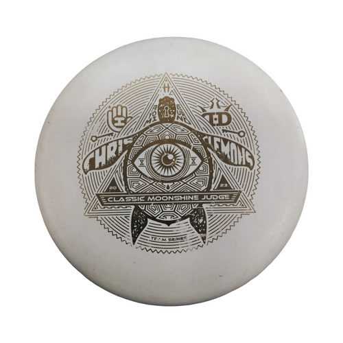 Vist Large View of Product Image Which is Used Dynamic Discs CLASSIC MOONSHINE JUDGE Disc Golf Putter White 173g