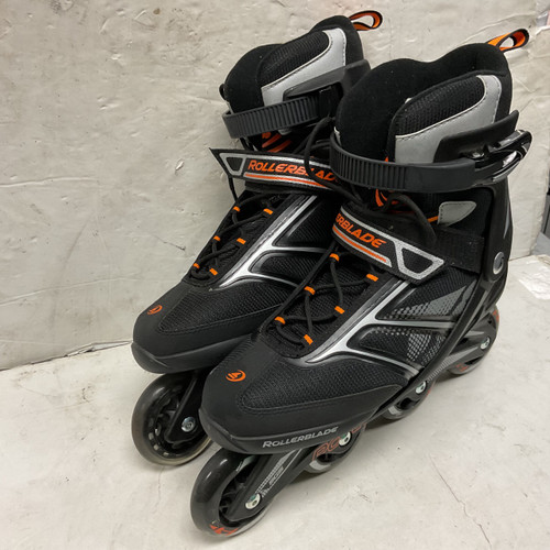 Vist Large View of Product Image Which is Used Rollerblade ZETRA BLADE Senior Rec Fitness Skates Black Senior 10