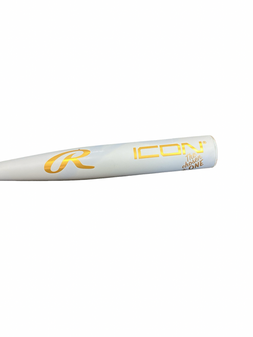 Vist Large View of Product Image Which is Used Rawlings ICON THE CHOSEN ONE BB/SB High School -3 Bat 34"