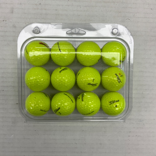 Vist Large View of Product Image Which is Used Titleist PRO V1 YELLOW 12 Pack - Golf Balls