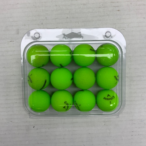 Vist Large View of Product Image Which is Used Callaway SUPER SOFT GREEN 12 Pack - Golf Balls
