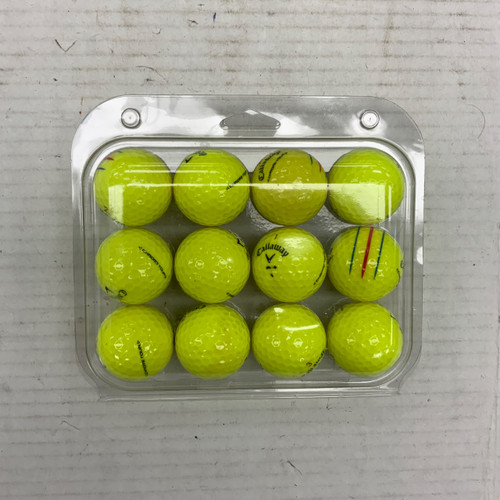 Vist Large View of Product Image Which is Used Callaway CHROME TOUR YELLOW 12 Pack - Golf Balls