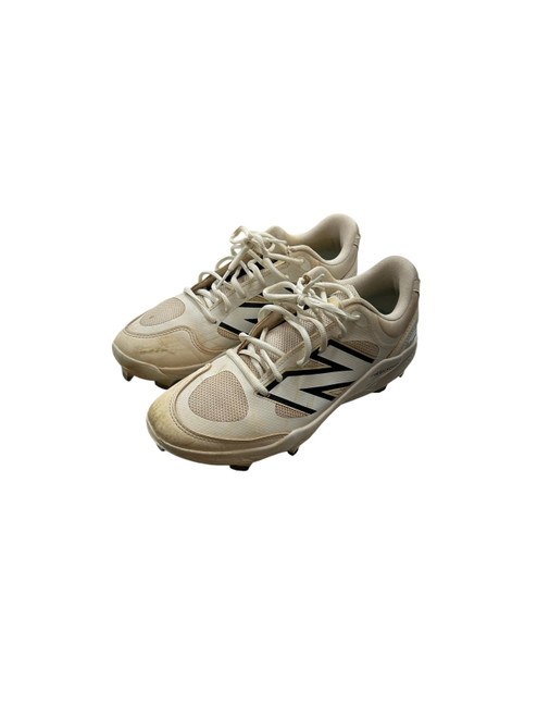 Vist Large View of Product Image Which is Used New Balance 3000 V7 BASEBALL CLEATS 7 BB/SB Cleats White Senior 7