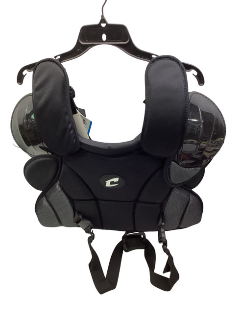 Vist Large View of Product Image Which is Used Champro CHMAPRO UMP CHEST PROTECTOR Umpire Chest Protector Black
