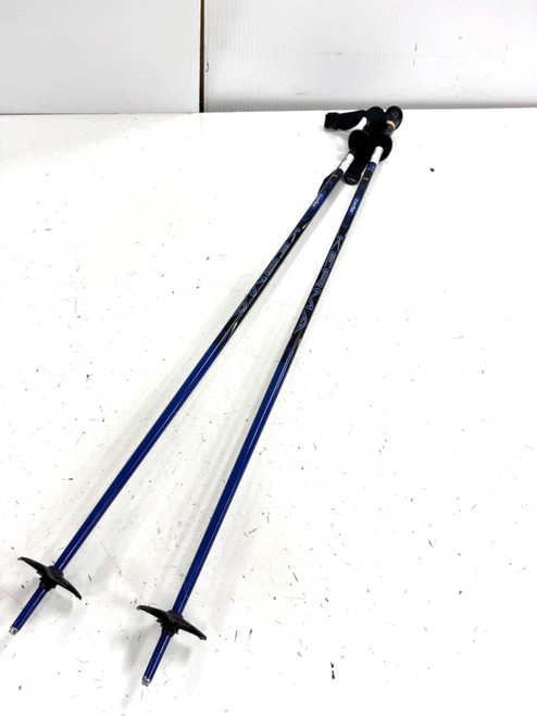 Vist Large View of Product Image Which is Used KERMA 46 INCH Mens DH Ski Pole Black 115 cm / 46 in