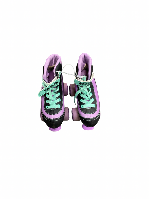 Vist Large View of Product Image Which is Used RollerDerby FIRESTAR Junior Roller Quad Skates Purple Junior 03