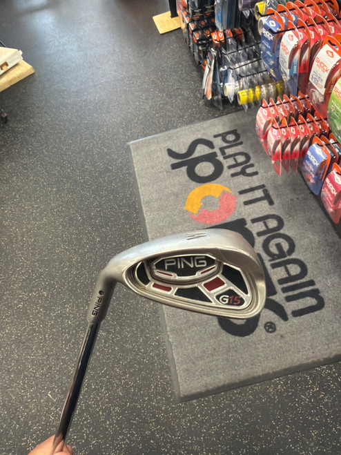 Vist Large View of Product Image Which is Used Ping G15 BLACK DOT Golf Wedge Mens LH Pitching Wedge
