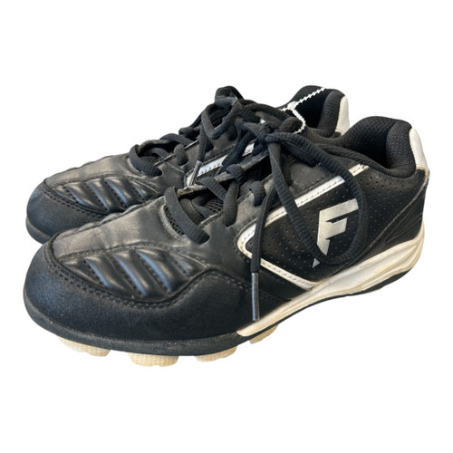 Vist Large View of Product Image Which is Used Franklin CLEATS BB/SB Cleats Black Junior 01