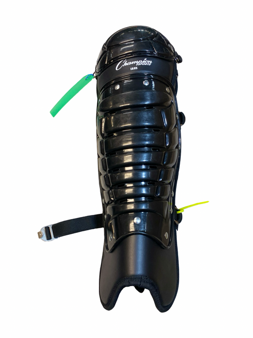 Vist Large View of Product Image Which is Used Champro LG 85 UMPIRE LEG GUARDS Umpire Leg Guards
