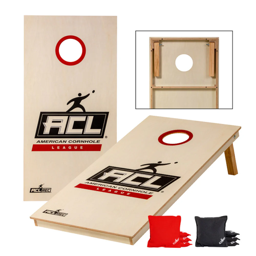Vist Large View of Product Image Which is New Victory Tailgate ACL Rec 2x4 Cornhole Boards and Bags Set