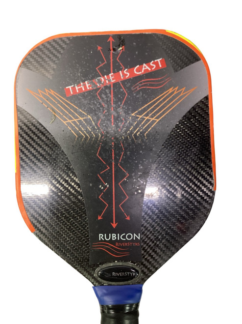 Vist Large View of Product Image Which is Used RIVER STYKS RUBICON Pickleball Racquet Black