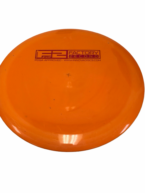 Vist Large View of Product Image Which is Used Innova F2 FACTORY 2ECOND TERN Pro Golf Disc Driver Orange 149g