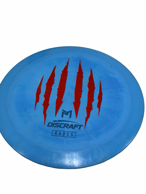 Vist Large View of Product Image Which is Used Discraft HADES Paul McBeth Disc Golf Driver Carolina Blue 174g