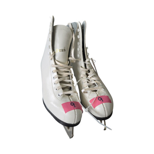 Vist Large View of Product Image Which is Used L.L. BEAN WMNS FIGURE SKATES WomensFigure Skate White Senior 9