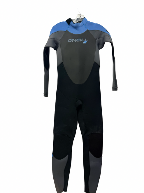 Vist Large View of Product Image Which is Used O'Neill Epic 4/3mm Junior Full Suit / Wetsuit Black And Royal Blue Size 16